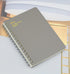 Yansanido 8 Pcs A6 Size Spiral Notebook, 4 Color Thick Plastic Hardcover, 80 Sheets (160 Pages) College Ruled Journal