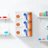 Yieach Acrylic Glove Box Holder Wall Mount With Adhesive,No Drilling Disposable Medical Rubber Glove Holder on Wall