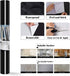 LACHEERY Glossy Black Contact Paper, 15.8"x80" Peel and Stick Wallpaper for Kitchen Cabinets and Bathroom Countertops