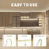Roran 16.4ft 3000K Dimmable White Cob LED Strip Lights with Remote, Warm Lighting, Rope Lights Indoor, Cuttable Led