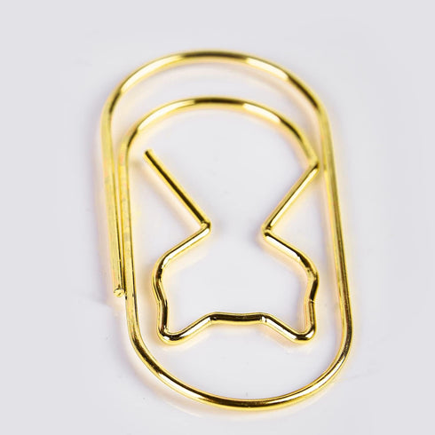 Gold Jumbo Paper Clips - 50pcs - Large 2 Inch Cat Shaped Paper Clips for Office & School Supplies