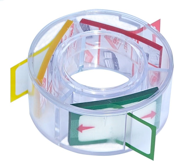 Extractable PET Arrow Clear Sticky Notes, Page Tabs, Sticky Tabs for Annotated Book Page Markers and Document Bookmarks
