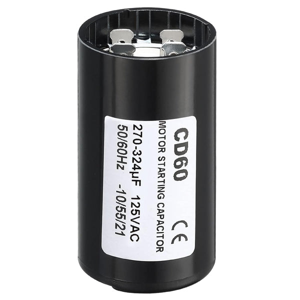 PATIKIL Motor Start Capacitor 270-324uF/Mfd 125V 50/60Hz CD60 for Electric Motor Starts Running