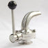 XYNLHZQ 1-1/2" 19-38mm SS304 1.5" elbow Product(38mm) Stainless Steel Sanitary one side Tri Clamp one side Butterfly