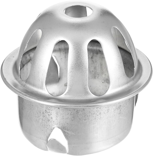 uxcell Gutter Guard Filter, 2.2 Inch Stainless Steel Downspout Strainer, Stops Leaves Blockage