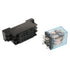 uxcell A14071800ux0297 35mm DIN Rail DPDT 8P General Purpose Power Relay, AC 24V Coil