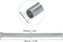 MECCANIXITY Spring Tube Bender ID 20.6mm/0.81" Steel Spring Pipe Copper Tubes 340mm/13.38" Long for 3/4" Copper Pipe(19mm) in Home Renovations,Electrician Wiring Bending Pipe(outside-pipe use)