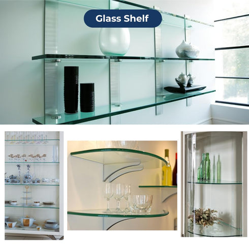 3/16 2-Day YANA Custom Cut to Size Round Glass | Tempered & Annealed | Thick | Table Top, Glass Shelves, Cabinet Door