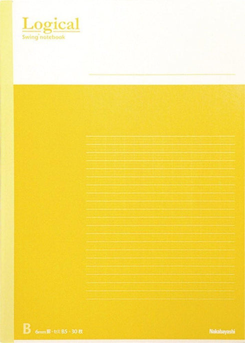 Nakabayashi No B501B-5P Swing Logical Notebook, B5 Size, B Ruled, 5 Books