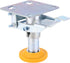 3in Capability100kg/220.46lb(X-75-32-3) Trolley Brake Floor Lock Iron Galvanized Trolley Cart Lock with TPU Pad
