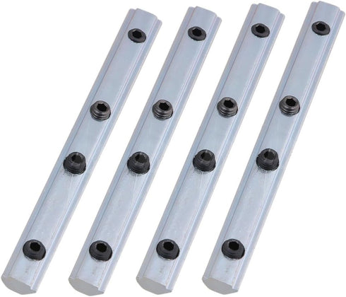 4-Pack 3030 Series Aluminum Profile Connector, 7 Inch Bracket Fastener with M6 Screw for T Slot Aluminum