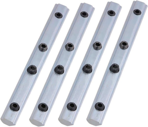 4-Pack 3030 Series Aluminum Profile Connector, 7 Inch Bracket Fastener with M6 Screw for T Slot Aluminum