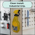 20 pack, 3/8-5/8 Inch 225-S, (20) Spring Clip, Wall Mounted Grip Clip, Holds Diameter with Screws, Pipe, Tool Holder