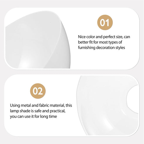 Zerodeko Acrylic Lamp Shade Replacement, Lamp Shades for Floor Lamps, Elegant Cover Light Fixture Replacement, Acrylic