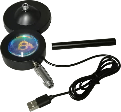 ZIRIKEDAI Sunset Projector,180 Port,Sunset Lamp Degree Rotation Sun Projection Light Led Night Light Floor Lamp