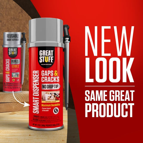 Great Stuff 99108824 Smart Dispenser Gaps & Cracks Cream, 12 Ounce