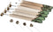 Set of 6 tools for Ukrainian Easter eggs decorating, Kistka set decorated