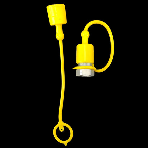 2 Sets 1/2 ISO A+ISO 5675 Hydraulic Coupler Male Dust Cap and Female Plug Cover