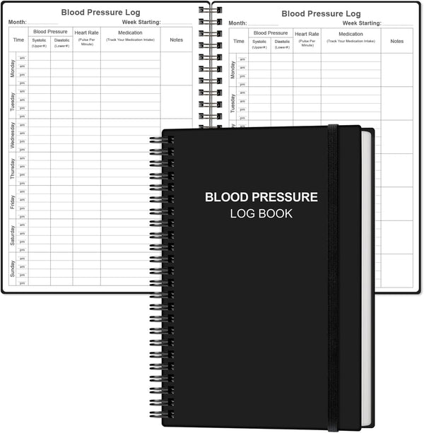 Blood Pressure Log Book - Record & Monitor Your Daily Blood Pressure,