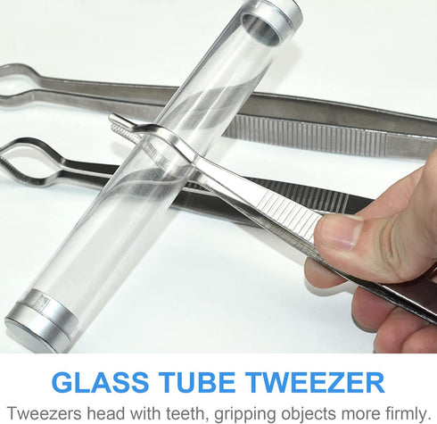 Stainless Steel Test Tube Clamp, Laboratory Ring Test Tube Holders Clip, 7.86X0.98X0.47inch