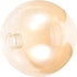 4.72 Inch G9 Bulbs POPETPOP Amber Glass Ball Lampshade Replacement Globe Lamp Shade Cover Decorative Light Shade