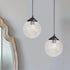 65-70mm UKCOCO Round Sphere Glass Globes for Light Fixtures Replacement Clear Bubble Glass Globe Lampshade Covers
