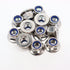 STORMCUBE M10x1.5mm DIN6926 12 Pack 304 Flange Nylon Lock Nuts Stainless Steel Hex Locknuts Full Thread for Industrial