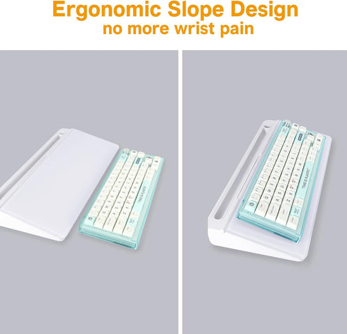 Small Glass Desktop Whiteboard Dry Erase Board, Desk Board Buddy with 2 Markers, 1 Eraser for Office, Home, School