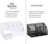 White Desk Organizer, 9 Compartments for Office Supplies and Desk Accessories, Pen Holder, Desktop Decor