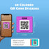 QR Code Smart Labels, Color Coded Scannable Stickers for Storage Bins, Moving Containers & Organization, Pack of 48