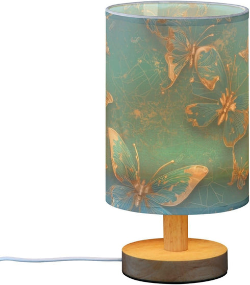 zylymx Mental Butterfly Bedside Lamp LED Table Lamp Desk Lamp Nightstand Lamp for Bedroom Home Dorm Nursery Linen