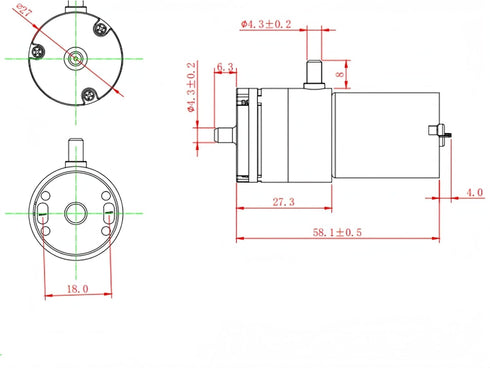 12V 2 12 Delaman DC Vacuum Pump, Mini Air Pump with Hose Clamps Volt Diaphragm Pump Self Priming Sprayer Pump