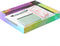 Iridescent Acrylic Letter Tray, A4 Paper File Organizer, Stackable Desktop Document Holder