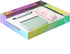 Iridescent Acrylic Letter Tray, A4 Paper File Organizer, Stackable Desktop Document Holder
