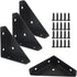 VDAMZVO 4Pcs 66mm Corner Brace Brackets, Heavy Duty Triangle Shelf Bracket Metal Corner