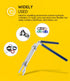 3 Pack Hydraulic Seal Installation Tools, Cylinder Piston Repair Seal Kit, U-Cup Rod Seal Installation Tool Set