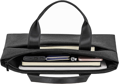 enyuwlcm Oxford Document Bag with Handle, Meeting Office School Organizer Handbag Briefcase for Paper Files, 1 Pack