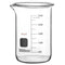 stonylab 1 Pack Glass Beaker, 3000 ml Borosilicate Graduated Low Form Griffin Beaker with Pouring Spout