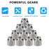 DIANN 10pcs 36 Teeth Extruder Drive Gear Wheel Stainless Steel Extruder Gear Compatible with 3D Printer Ender 3 V2/ Ender 3/ Ender 3 Pro/Ender 5/ CR-10/10S 20/20 Pro