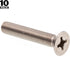 Prime-Line 9001726 Flat Head Machine Screws, Phillips Drive, 1/4 In.-28 X 1-1/2 in, 10 Pack