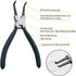 Snap Ring Pliers Set, 2pcs 7" Heavy Duty Internal/External Circlip Pliers Kit with Bent Jaw for Ring Remover