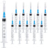 15 Pack 3ml 23Ga Plastic Syringe with Measurement for Scientific Labs, Disposable Individually Wrapped