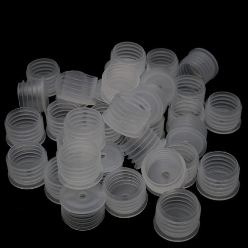 50PCS 21mm Medical Bottle Adapters, Press-in Medicine Bottle Adapter for Syringe, Oral Dispensers