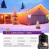 YASENN 100LED 9.9Ft Icicle String Lights, 8 Lighting Modes with Timer, Connectable Fairy Plug-in for Christmas