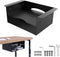 GOME Under Desk Storage Metal Shelf, Double Layer Adjustable Tray Organizer for Office Desks