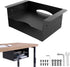 GOME Under Desk Storage Metal Shelf, Double Layer Adjustable Tray Organizer for Office Desks