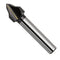 NUTIO 90 Degree V Groove Router Bit Carbide Chamfer, 1/4 Inch Shank and