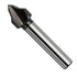 NUTIO 90 Degree V Groove Router Bit Carbide Chamfer, 1/4 Inch Shank and