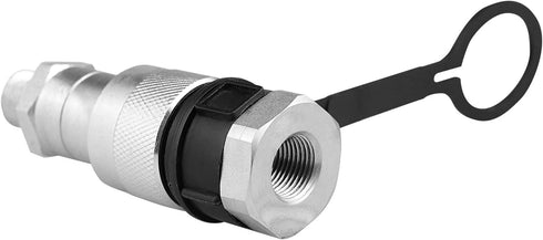 3/8" Hydraulic Quick Coupler Set Replaces Enerpac C-604, Connect and Disconnect Under 10,000 PSI