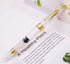 Lanxivi Yongsheng 3011 Demonstrator Clear Classical Fountain Pen, Fine Nib, Piston Filling System, Set of 4